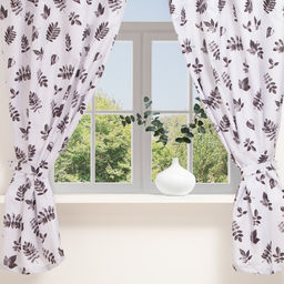 Комплект штор для кухни с подхватами Этель «Impression» 145×180 см - 2 шт., 100% п/э