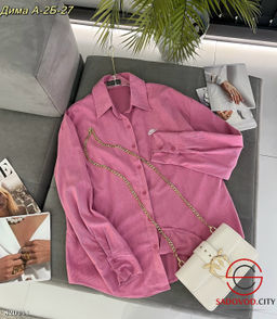 Рубашка женская однотонная