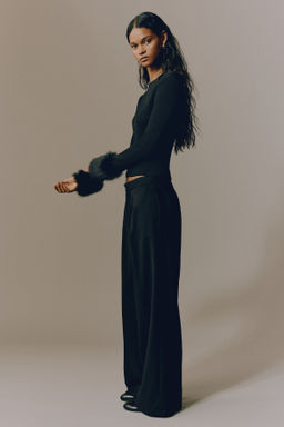 Pantal?n sastre con cord?n de ajuste - H&m фото 4