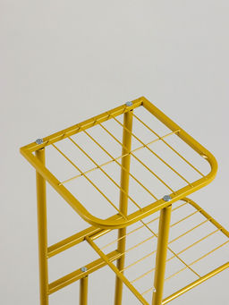 Подставка для цветов Greengo, 5 полок, 44×22×95 см, напольная, металл, цвет золотой