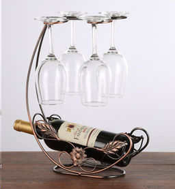 Подставка для вина и 4х фужеров Корабль Бронза/ GB-T-3327 /уп 20/металл - Галеонтрейд фото 2