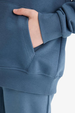 Basic D_z Kap__onlu Okul Sweatshirt Erkek _ocuk - Defacto фото 5