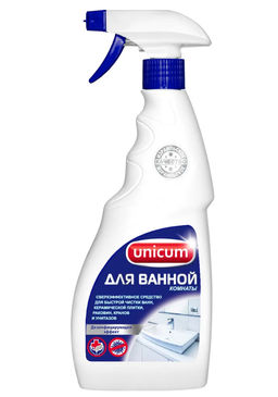UNICUM ср-во д/чистки ванной комнаты Сантехника 500мл спрей