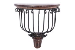 Полочка настенная (дерево, металл) № Пи350