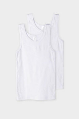 Crockid _ К 1193-2уп/белый набор майка для мал