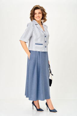 Костюм Aira Style 24141 Полоска+синий