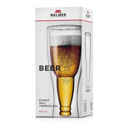 Бокал пивной Walmer Beer с двойными стенками, 0.48 л, цвет прозрачный  фото 2