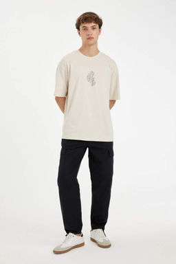 Широкие брюки-парашют с грузовыми карманами - Defacto фото 3