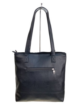 Женская сумка из искусственной кожи, цвет черный - Greta фото 2