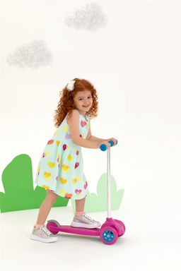 Трикотажное платье без рукавов цвета воды для девочек Неожиданная скидка в корзине