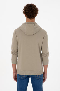 Erkek A__k Haki Basic Sweatshirt Sepette S_rpriz _ndirim - U.s. polo assn фото 5