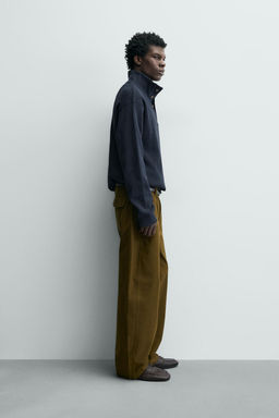 WAFFLE-KNIT TEXTURED SWEATSHIRT - Zara фото 4