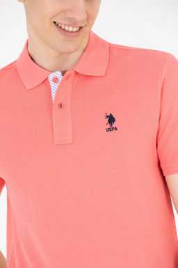 Мужская базовая футболка с воротником поло Pomegranate Blossom - U.s. polo assn фото 7