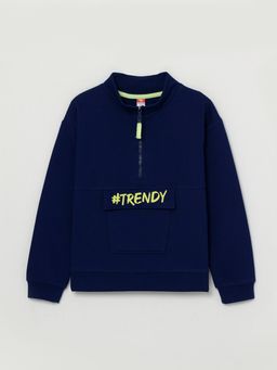 CRB wear/CWKG 62905-41-292 Толстовка для девочки, темно-синий/Ex.Cherubino