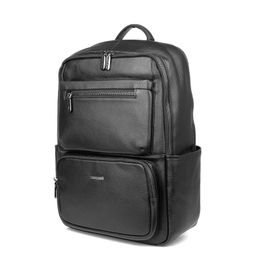 Мужской кожаный рюкзак - Barcelo biagi фото 3