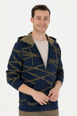 Мужской темно-синий вязаный кардиган Неожиданная скидка в корзине - U.s. polo assn фото 3