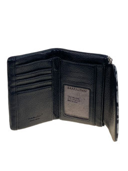 Женское портмоне из искусственной кожи, цвет черный - Greta фото 2