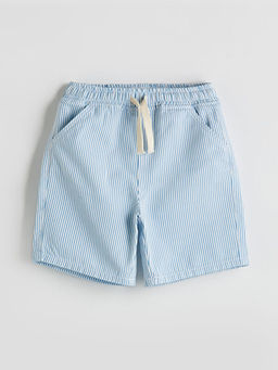 Beli Lastikli ?izgili Erkek ?ocuk ?ort