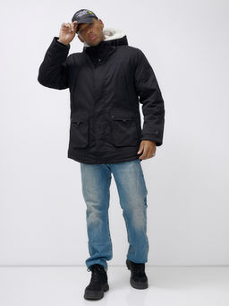 Парка мужская зимняя удлиненная с мехом хаки цвета 8753Ch - Mtforce фото 8