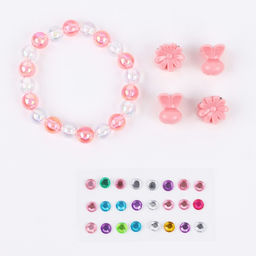 Детские накладные ногти на новый год «Новогоднее настроение», 12 шт., подарочный набор с браслетом и заколками