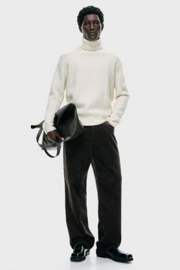 Jersey de cuello alto Regular Fit - H&m фото 5
