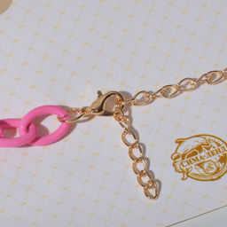 Чокер Цепь мультики, цвет розовый, L=30 - Queen fair фото 3