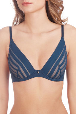 БЮСТГАЛЬТЕР Milavitsa 127670/C26 синий топаз/ нюд