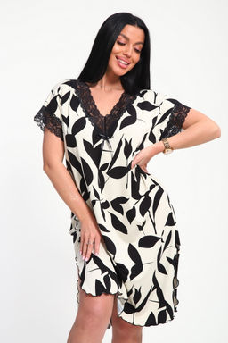 Ночная сорочка из вискозы Олеся экрю