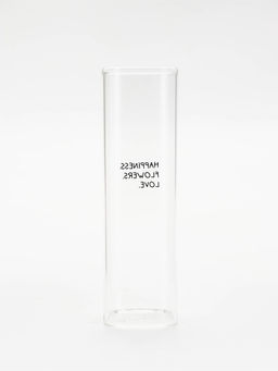 Ваза стеклянная для цветов, 6×20 см, 530 мл