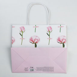 Пакет подарочный крафтовый, упаковка, You are beautiful, 25?22?12 см