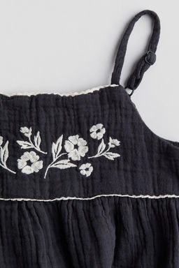 Vestido escalonado de muselina - H&m фото 5