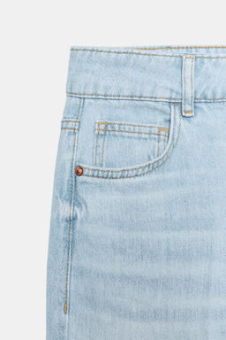 JEANS Z1975 WIDE LEG TIRO MEDIO RAYA PLANCHADA / Azul claro - Zara фото 10