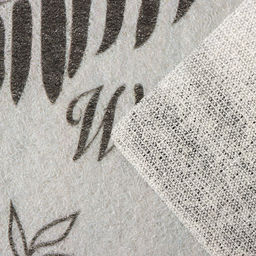 Коврик придверный Доляна Welcome home, 38×58 см, серый