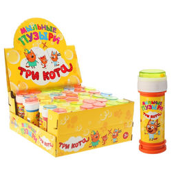 Цена за 36 шт. Мыльные пузыри Три кота, 50 мл