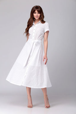 Платье AMORI 9528 молочный  фото 2