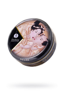 Массажное аромамасло в виде свечи Shunga Желание. Ванильный фетиш (Desire.Vanilla Fetish), 30 мл