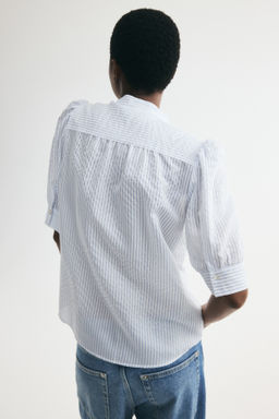 Blusa con mangas abullonadas - H&m фото 6