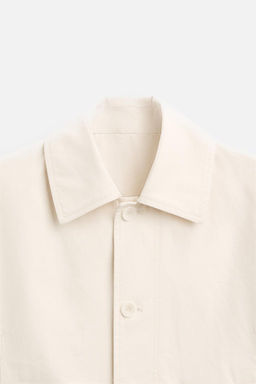 COTTON - LINEN BLEND JACKET - Zara фото 10