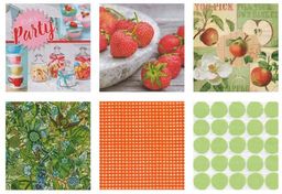 Love2art салфетки бумажные АССОРТИ 3х слойные SDD 33 x 33 12 шт. Набор №1217-04 Летняя вечеринка