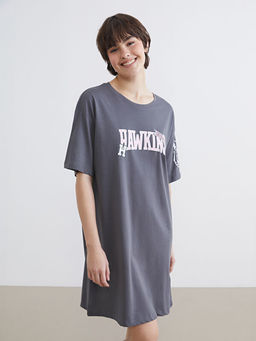 Stranger Things Bask?l? Kad?n Gecelik