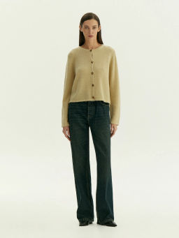 Кардиган из шерсти альпаки, ML747/olivea - Emka фото 3