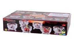 Набор салатников сервировочных 1/6 11.6см п/уп Гранение лед (YJP7041-4) - Korall фото 2