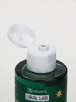 Подарочный набор косметики New Year Collection, гель для душа, крем для рук, пилочка, зелёный, URAL LAB