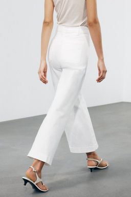 ZW COLLECTION WIDE-LEG HIGH-WAIST JEANS - Zara фото 10