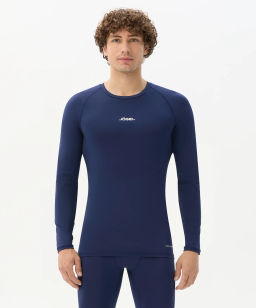 Футболка компрессионная с длинным рукавом JOGEL CAMP PerFormDRY Baselayer LS Tee, темно-синий  фото 7