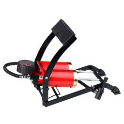 Насос ножной с манометром COMIRON FUJIN 2, стальной корпус, два поршня 55*110мм., вес 1,2 кг. /уп 10/ - Галеонтрейд фото 7