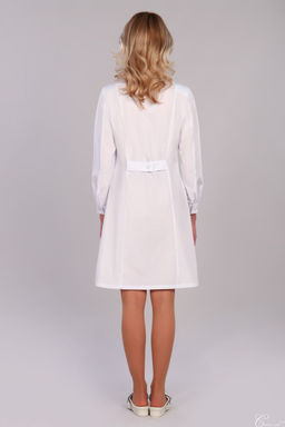 Халат женский 176-1 ТС. Цвет: белый - Стильб фото 2