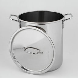 Кастрюля ОБЩЕПИТ 20,0 л (d30 см) сварной, капсуль. дно, клеп.руч. арт. КТ-ОБ-20 КВ