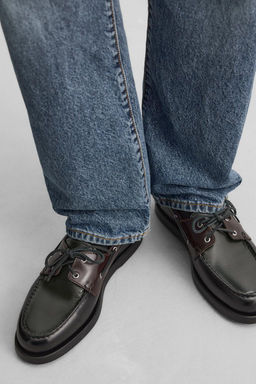 LEATHER DECK SHOES - Zara фото 4