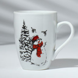 Кружка Снеговик, 350 мл - Дорого внимание фото 3